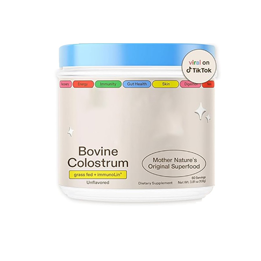 इम्यूनोलिन के साथ ग्रास फेड कोलोस्ट्रम कैप्सूल