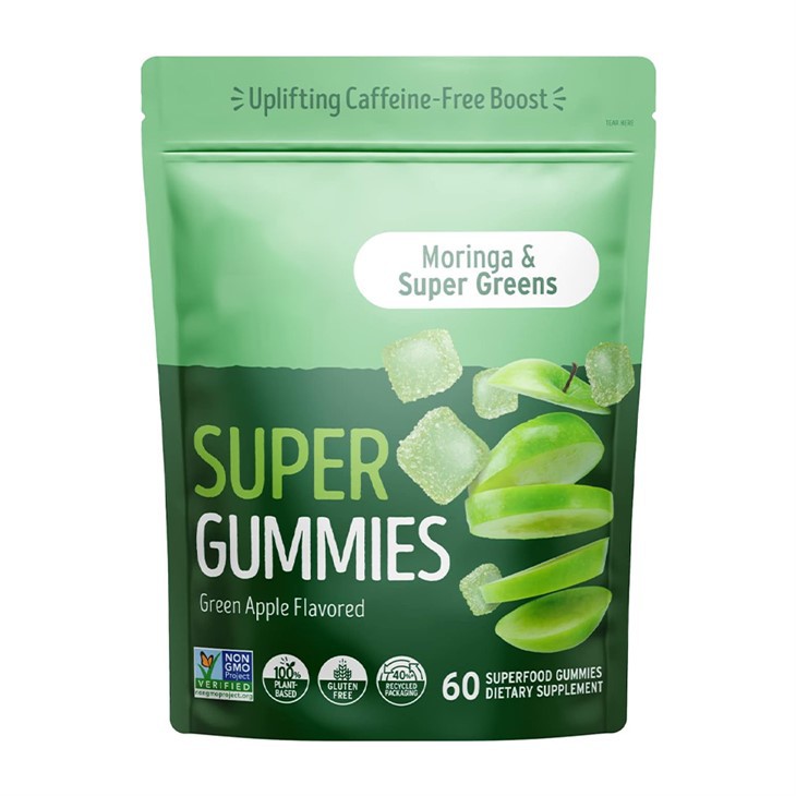 SuperGummies पोषक तत्व - पैक प्लांट - रोजमर्रा की जीवन शक्ति के लिए आधारित गमियां